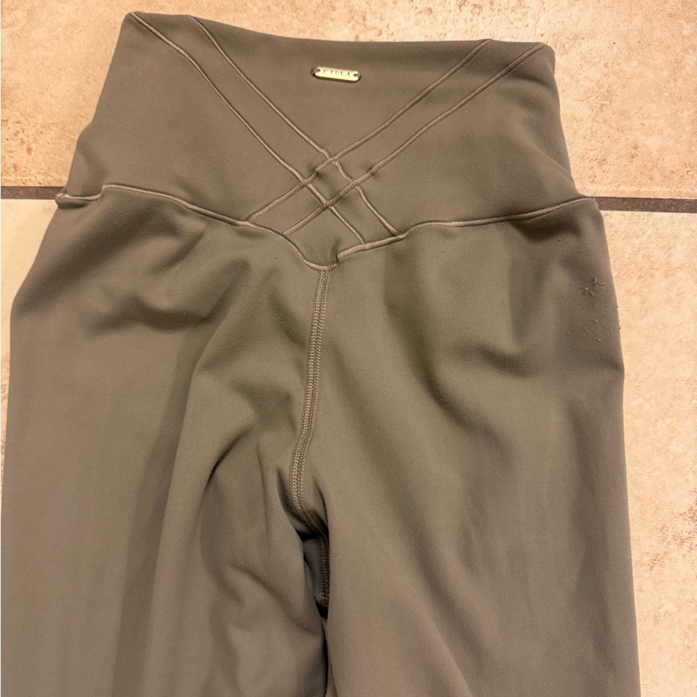 P'tula Beige work out leggings